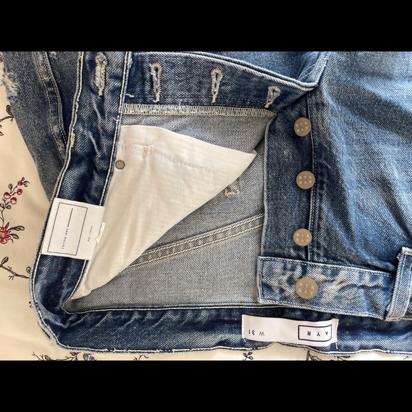 AYR distressed straight jeans - size 31 - Picture 6 of 7